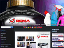 Tablet Screenshot of bema-la.cz